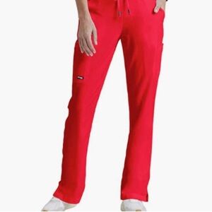 Grey’s Anatomy Women’s Red Scrub Pants 2XL